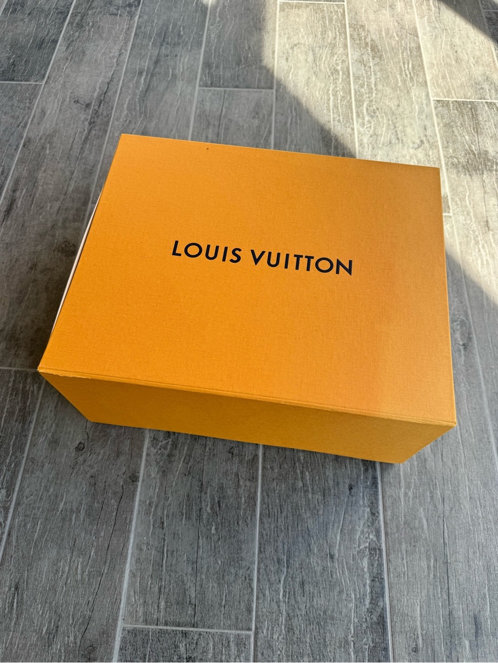 Louis Vuitton Orange Signature Gift Purse Box